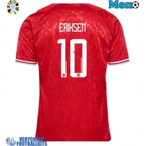 Denmark Christian Eriksen #10 Replica Home Shirt Euro 2024 Short Sleeve